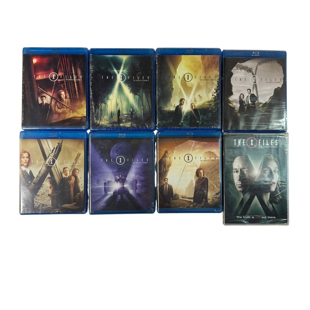 The X-Files Blu-ray Season 3-9 Lot & The Event Series DVD New Factory Sealed
